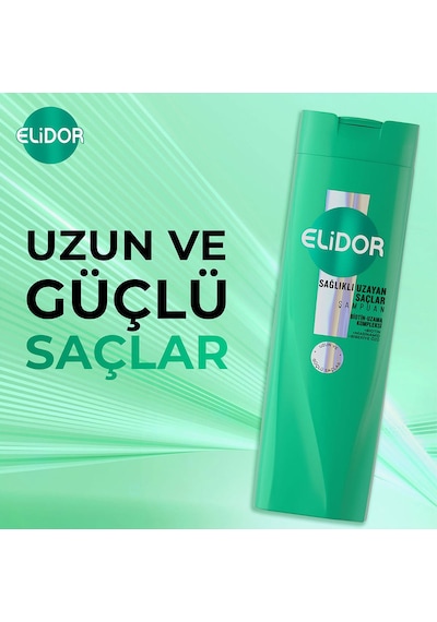 Elidor Uzayan Saçlar Bakım Şampuanı 3 x 400 ML