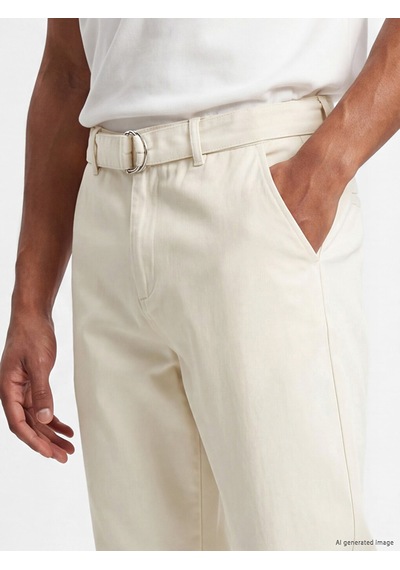 Lc Waikiki Lc Waıkıkı Ekru Regular Fit Kemerli Erkek Pantolon Lc Waikiki Lc Waıkıkı Ekru Regular Fit Kemerli Erkek Pantolon