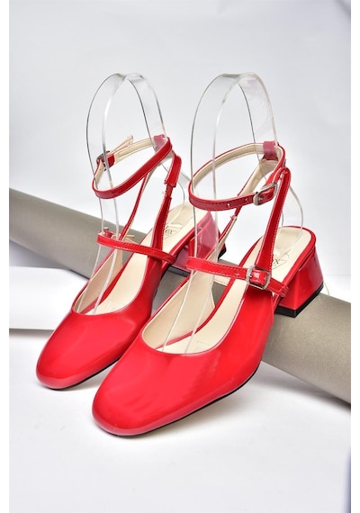 Fox Shoes P654137008 Kırmızı Mary Jane Rugan Alçak Topuklu Kadın Ayakkabı Maryjane Kırmızı Fox Shoes P654137008 Kırmızı Mary Jane Rugan Alçak Topuklu Kadın Ayakkabı Maryjane Kırmızı