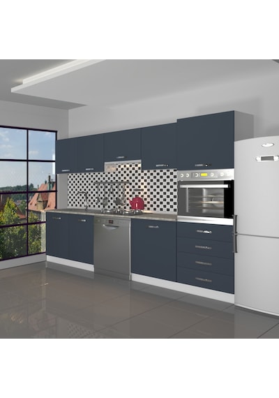 Decoraktiv Elite 280q Ankastre Boy Dolaplı Mdf Hazır Mutfak Dolabı - Tezgah Dahil - Antrasit Decoraktiv Elite 280q Ankastre Boy Dolaplı Mdf Hazır Mutfak Dolabı - Tezgah Dahil - Antrasit