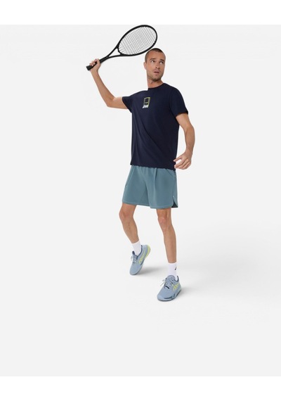 Asics Court Core Graphıc Tee Erkek Lacivert Kısa Kollu Tshirt 2041a355-401