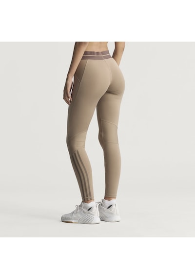 Adidas Jy2068 Hyg Rıb 1-1 L Kadın Spor Tayt Krem