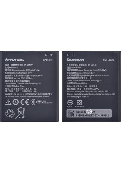 Lenovo Vibe C A2020 Pil Batarya / Bl-242 / 2300 Mah - A Kalite Gns2625092