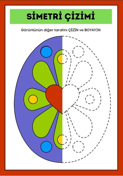 Çocuklar İçin Simetri Uygulamaları Kitap Seti