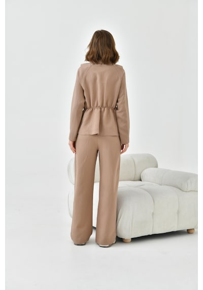 Ftz Women Kadın Pantolonlu Takım Camel 30727-camel Camel