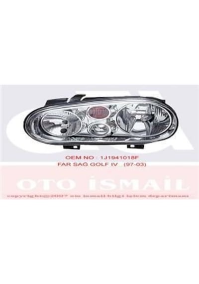 HELLA 1EJ007700-081 FAR SAĞ + SİNYAL GOLF IV 97-06 ELEKTRİKLİ SIS