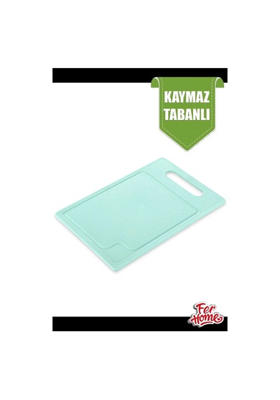 Jenerik Kesme Tahtası Kaydırmaz Plastik Kesme Sunum Tahtası Pratik Kesim Panosu 160x245 Mm Royaleks- Çok Renkli