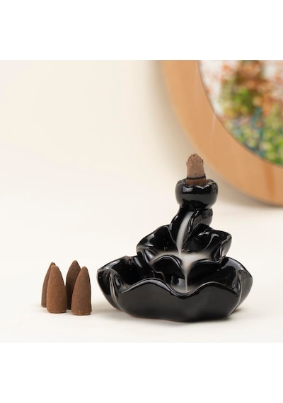 Zen Nehir Temalı Geri Akışlı Şelale Tütsülük