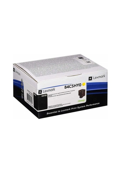 Lexmark Cx725-84C5Hy0 Sarı Toner Yüksek Kapasiteli