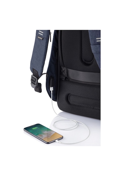 XD Design Bobby Hero Küçük Suya Dayanıklı Sırt Çantası, Laptop Ve Tablet Uyumlu, 11.5 L-15750 Blau