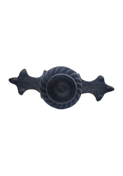 Antika Tarz Dekoratif Pirinç Çizgili Düğme - 35x100 Mm, Büyük, Oksit Diğer