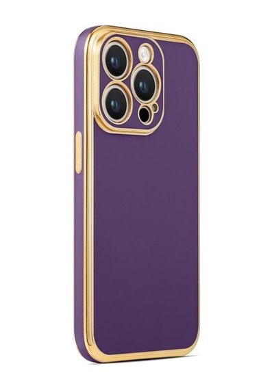 Apple Uyumlu iPhone 14 Pro Max Kılıf Zore Bark Kapak Derin Mor