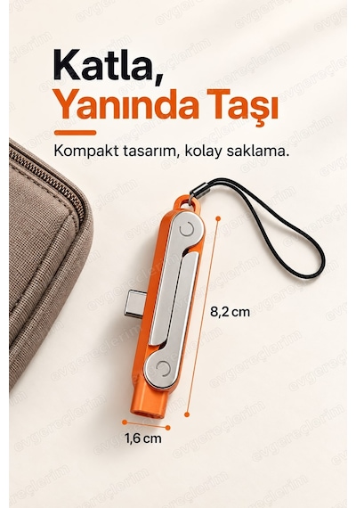 Masaüstü Type-c Telefon Tablet Şarj Standı 240w