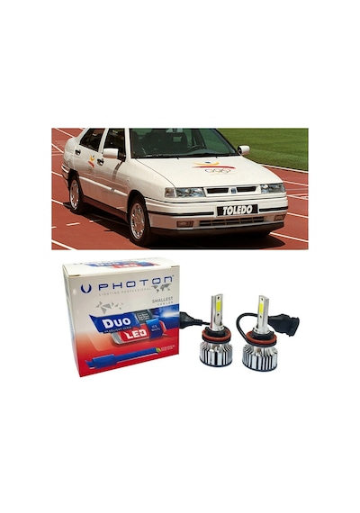 Seat Toledo Led Xenon Kısa Far Ampulü H1 Duo Yeni Seri Beyaz 1991-1999