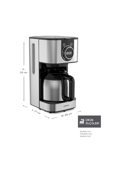 Karaca Series 2303 Steel Filtre Kahve Makinesi