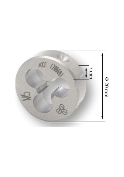 Mte M5 X 0.8 Pafta Normal Vidalı Hss Dın 223/b