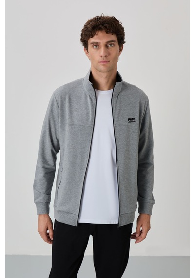 Tommy Life Anton Gri Melanj - Siyah Jogger Eşofman Takım - 85178 Gri - Siyah