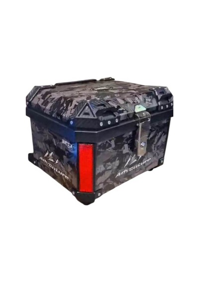 Karbon Motosiklet Çanta Abs Arka Çanta Reknli Çanta 60 Litlere Su Geçirmez Kırılmaz Karışık
