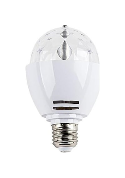 Cata Ct-4061 3W Renkli Disko Ampulü Hareketli 360 Derece Dönen