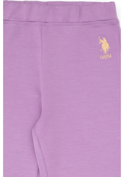 U.S. Polo Assn. Kız Çocuk Lila Tayt 50315602-VR034