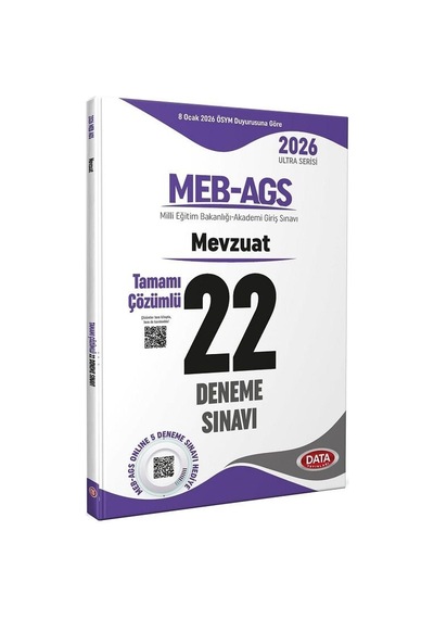 Data 2026 Meb-ags Mevzuat 22 Deneme Çözümlü Ultra Serisi Data Yayınları