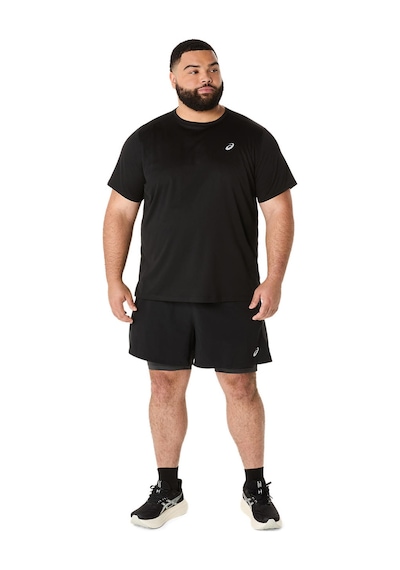 Asics Road 2n1 5ın Short Erkek Siyah Gri Şort 2011d245-001 Siyah