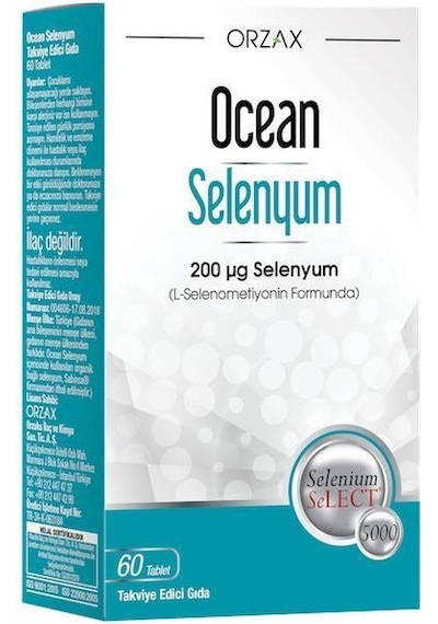 Ocean Selenyum 200 Mcg 60 Tablet + Ocean Biotin 5000 Mcg 60 Kapsül