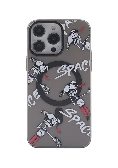 Apple Uyumlu iPhone 12 Pro Max Kılıf Apollo Magneticsafe Desenli Kapak Desen 4\