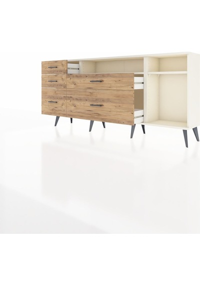 Arges Konsol 2 Raflı 5 Çekmeceli 176x30x83 Aytaşı-aytaşı/çam Aytaşı/çam Arges Konsol 2 Raflı 5 Çekmeceli 176x30x83 Aytaşı-aytaşı/çam Aytaşı/çam
