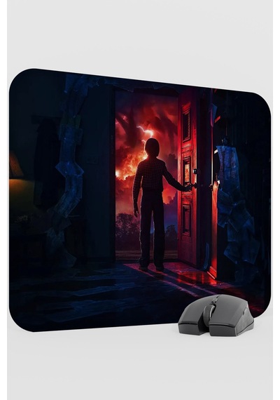 Stranger Things 2 V4 48x40 Xl Gaming Kauçuk Kaymaz Taban Mouse Pad Fare Altlığı