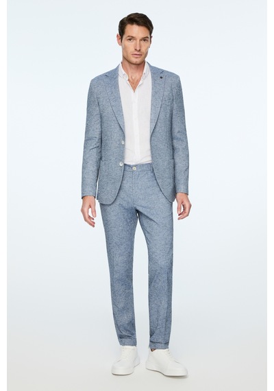Morven Erkek Lacivert Keten Trend Desenli Slim Fit Mono Yaka Ceket 26ys002005200 Lacivert Morven Erkek Lacivert Keten Trend Desenli Slim Fit Mono Yaka Ceket 26ys002005200 Lacivert