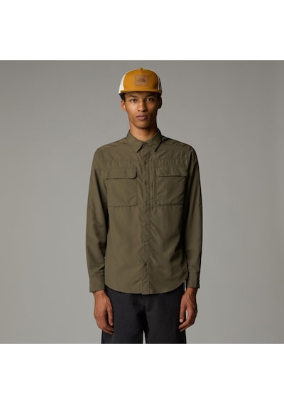 The North Face M L/s Sequoia Shirt Erkek Gömlek-29911 Haki