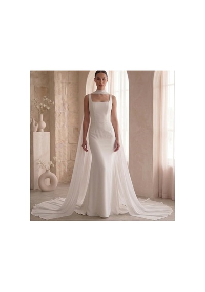 Ezni Atelier Şifon Gelin Pelerini 50x400 Cm Transparan Gelinlik Pelerini Uzun Gelin Pelerini Zarif Düğün Pelerini Beyaz Beyaz Ezni Atelier Şifon Gelin Pelerini 50x400 Cm Transparan Gelinlik Pelerini Uzun Gelin Pelerini Zarif Düğün Pelerini Beyaz Beyaz