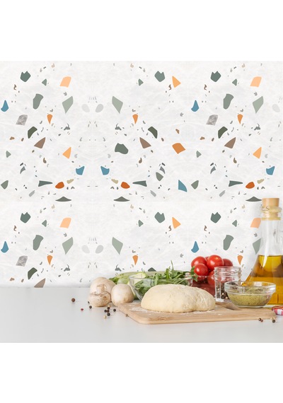 Kendinden Yapışkanlı Mermer Desenli Panel Renkli Terrazzo Desen 82x122 Cm 5 Adet 5 M2