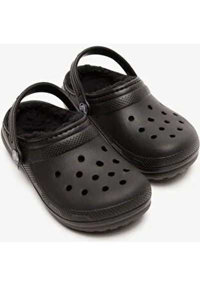 Crocs Classic Lined Clog Kids Çocuk Siyah Terlik 207010-060 Siyah