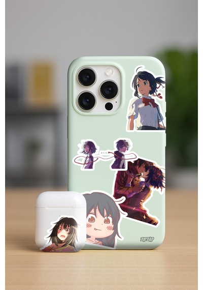 Kimi No Na Wa Your Name Sticker Anime Paketi 20 Adet Çok Renkli