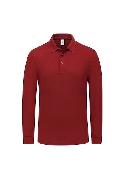 Mood Agenda Kız Çocuk Uzun Kol Polo Yaka Okul T-shirt Bordo