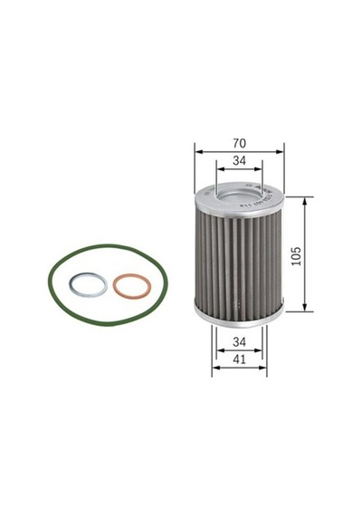 Bosch Yağ Filtresi F026407118