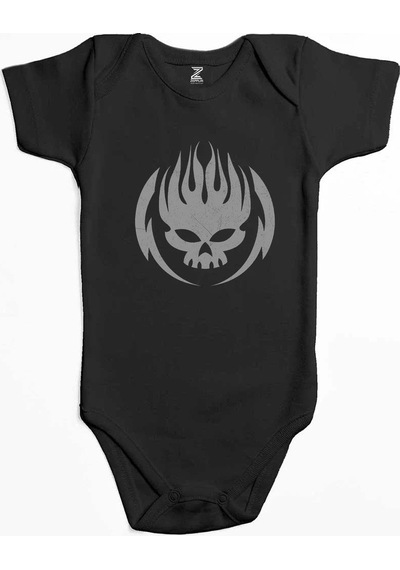 Zepplin Giyim The Offspring Grup Logo Pembe Bebek Body Zıbın