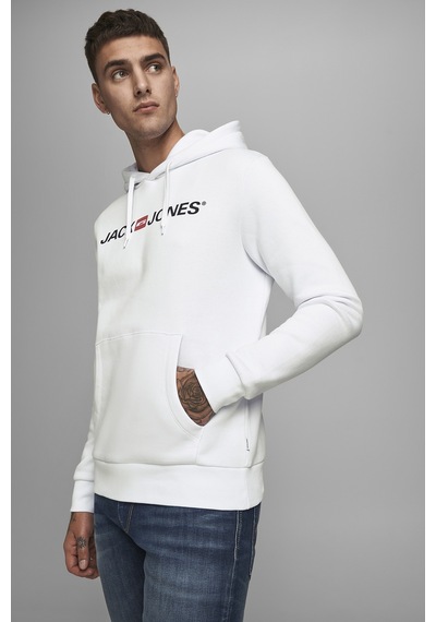 Jack & Jones Jack Jones Erkek Sweatshirt 12137054 Whıte 479338 Beyaz