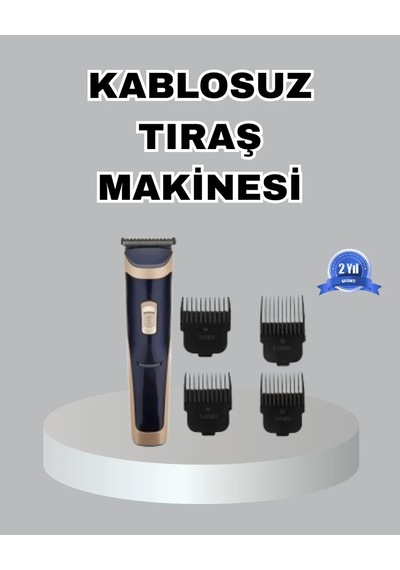 Çelik Bıçaklı Uni Şarjlı Tıraş Makinesi Sessiz Motor, Kablosuz Ve Ayarlanabilir Diğer