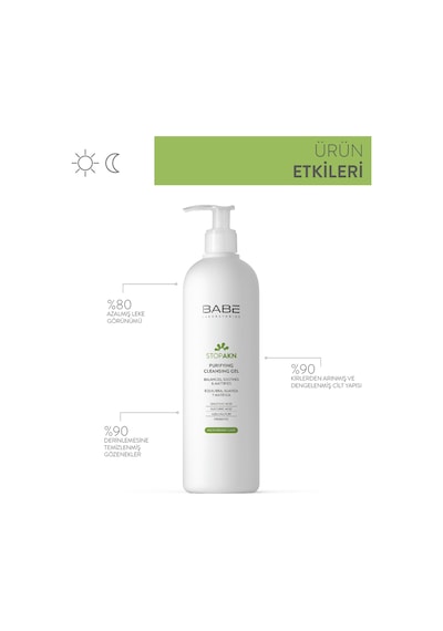 Babe Stop Akn Purifying Cleansing Arındırıcı Temizleme Jeli 400 ML
