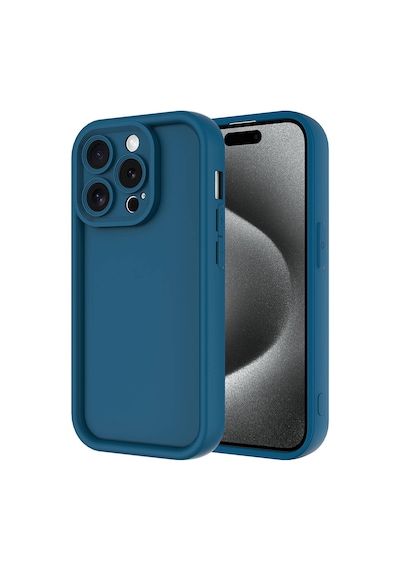 Apple Uyumlu iPhone 15 Pro Max Kılıf Kamera Korumalı Tchs Ananas Kapak - Koyu Yeşil Koyu Yeşil