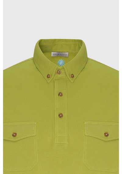 AC&Co / Altınyıldız Classics Erkek Fıstık Yesıl Slim Fit Dar Kesim %100 Pamuk Polo Yaka Tişört Fıstık Yesıl AC&Co / Altınyıldız Classics Erkek Fıstık Yesıl Slim Fit Dar Kesim %100 Pamuk Polo Yaka Tişört Fıstık Yesıl