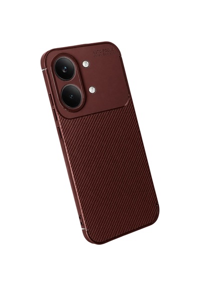 Xiaomi Poco X8 Pro Max Uyumlu Auto Focus Karbon Kapak - Bordo