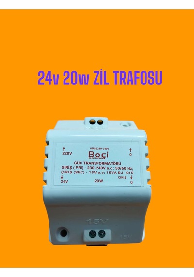 24 V 20 W Zil Transformatörü