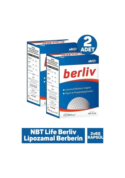 Nbt Life Berliv Lipozamal Berberin 60 Kapsül 2 Adet