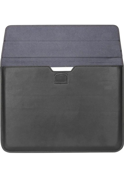Apple Uyumlu MacBook Air M2 13.6 Inç 2022 M2 Çip A2681 Çanta Pu Deri Stantlı Şık Tasarım Kılıf