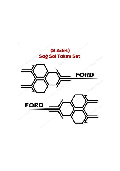 Ford Bal Peteği Sticker Ford Sticker Ford Oto Sticker Ford Sticke