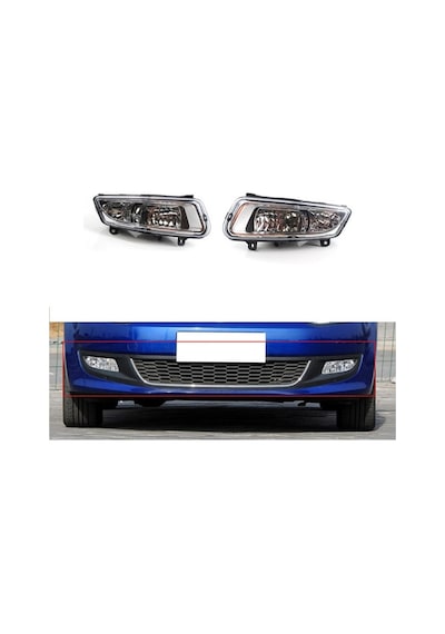 Vw Polo Sis Farı Gündüz Lambalı Ampullü Ve Duylu Sol Şoför Tarafı
